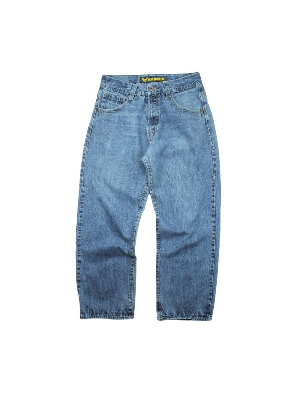Y2K Avirex Baggy Medium Wash Denim 34